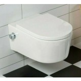 Luxus Armatur Taharet Hänge Dusch WC Spülrandlos Bidet SoftClose Design Taharat