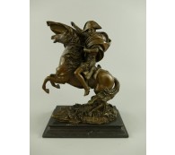 Bronze Statue Napoleon Bonaparte Bronzefigur Mamorsockel Skulptur H.29cm 