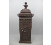 Englischer Briefkasten Standbriefkasten rustikal Antik Stil Aluguß H.115cm